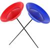 Toyvian Piatti Cinesi Giocoleria in Plastico con Bastoni, 2 Set, Gioco di Abilità per Feste e Spettacoli di Gruppo, Facile da Imparare