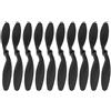UPALDHOU Eliche 8060, 10 Pale Nere per Quadricottero Aereo RC per Diverse Clip o Proiettili per Paddle