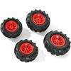 Rolly Toys 409853 - Ruote Gonfiabili per Trattori, Rosso