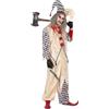 Zeus Party Costume per Halloween da Arlecchino Horror Insanguinato, Taglia XL, Vestito e Cappello