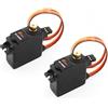 SPARKHOBBY 1pc / 2pcs / 4pcs Corona DS-238MG Metallo Ingranaggio Digitale Servo Cuscinetto a Sfere 4,0kg / 0,15sec / 22,0g Servo ad Alta Coppia per Modelli di Droni RC (2pcs DS-238MG)