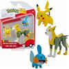 Pokémon Pokemon Selezione Battle Figures | Set di 3 Figura di Azione del Gioco, Figure di Gioco:Pikachu. Mudkip & Boltund