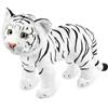 Brubaker Peluche Tigre - Peluche da 30 cm - Animale di Peluche Cucciolo, Grande Felino, in Piedi - Peluche per Bambini - Bianco