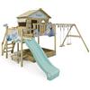 Wickey Disney's Frozen Quest Gioco da giardino di Wickey - Telaio per arrampicata, torre per arrampicata, giochi da giardino per bambini - parco giochi da giardino in legno per esterni con sabbiera