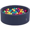 KiddyMoon 90 X 30 Cm / 300 Palline ∅ 7CM Piscina di Palline Colorate per Bambini Tondo