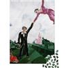 XCOFG Marc Chagall Puzzle 1000 Pezzi Difficoltà Medio-Alt, Rompicapo opere d'arte famose nel mondo Adulti, dipinto Idea Regalo Perfetto, Impegnativi Puzzles museo Bellissimi Con Colori Brillant