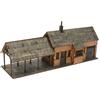 F Fityle Kit di Modelli di edifici architettonici in 1:72, Fai da Te, Artigianato, casa, Collezione, Ornamenti, Modello di Scena architettonica per
