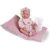 MUÑECAS ANTONIO JUAN S.L. Bambole Antonio Juan | Neonato MIA fa pipì | Corpo in vinile sessuato 42 cm con tocco speciale e cuscino | Ref. 50414 - Collezione 2024