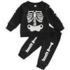 Meaunzyl Halloween Neonato Ragazza Unisex Costume Pipistrello Completini Di Halloween Pagliaccetto Set Baby Jumpsuit Per Bambini Vestito Da Carnevale Bambino Tuta Bimbo