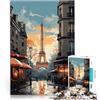 AITEXI Puzzle 1000 pezzi per adolescenti Parigi Francia Giocattolo educativo intellettuale decomprimente Gioco educativo per compleanno e Natale 52x38cm
