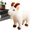 Zasdvn Capra di Peluche | Giocattolo A Forma Di Figurina Realistico Morbido - Animali Da Fattoria Di Peluche,Per Ragazze Bambini Uomini Donne Adulti Bambini Ragazzi Della Fattoria
