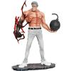 REOZIGN GARP, Figura di anime Fighting Iron Fist Bomb Monkey D. GARP, 35 cm, in PVC, personaggio cosplay, modello da collezione per gli appassionati di anime, regalo (bianco)