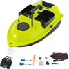ACROSSPART 600 m, barca da pesca RC, barca con GPS e luce LED e 3 scatole, Angel Nest Boot, telecomando con display LED (verde)