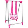 Nevalerra Passeggino per Nevalerra | Giochi per passeggini | Simulazione Questo set da gioco per la cameretta dei bambini con letti e culle per, passeggino rosa per, regalo di Natale per