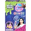 Doctor Squish Ricarica Glow it!, confezione da 6 squishies TPR, 6 clip riutilizzabili, buste polvere, sottili, coriandoli e paillettes, compatibile con macchina Squishy Maker Doctor Squish, da 8 anni