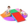 CUPCHID Blocchi da costruzione in schiuma per bambini,grandi blocchi da costruzione in schiuma giganti per bambini,giocattoli educativi prescolari per gattonare e arrampicarsi (Colorato-6)