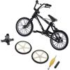 Luwecf Giocattolo BMX Finger Board Bicicletta per Bambini, Nero