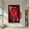 Generisch Display Wall for Lego Technic Ferrari SF-24 F1 Model Car Construction Kit 42207, Collectibles for Adults, Wall Mount, Home or Office Decoration, Gradient Color (No Car Included)