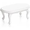 Odoria 1/12 Miniatura Tavolino Accessori Casa delle Bambole Dollhouse Miniature Accessories, Bianco