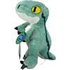 Jurassic World Whitehouse Leisure Jurassic World Dominion Velociraptor - Peluche super morbido, 20 cm, qualità regalo