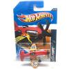 Hot Wheels 2012 HW City Works Mad Propz (Airplane) 134/247, Red and Yellow