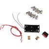 FUNOMOCYA Kit di Circuiti Elettrici Scientifico per Bambini con Portabatterie, Lampadine 5v e Interruttore, Materiale Plastico e Vetro, per Esperimenti Educativi in Aula e Attività
