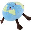 MOLUCKFU Peluches Pianeta Terra Morbido e Portatile in Poliestere e Cotone, Giocattolo Educativo Rotondo e Divertente per Bambini per Soggiorno e Attività All'aperto