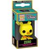 Funko Pop! Keychain: Disney The Nightmare Before Christmas - Blacklight - Zero - Disney: The Nightmare Before Christmas - Mini Figura in Vinile da Collezione Novità Portachiavi - Idea Regalo