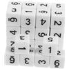 Sosoport 30 Dadi in Acrilico 16mm 6 Facce Numeriche per Giochi da Tavolo, Superficie Liscia e Facile da Usare, per Feste e Locali