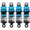 JYYTERD Ricambi per Auto RC per Tamiya per TT02 1/10 RC per Il Modello Drift Auto Parti di Aggiornamento 4PCS Ammortizzatori Alluminio Ammortizzatore Anteriore Posteriore Accessori