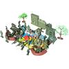 Abaodam Set Giocattoli Scena Militare 37 Pezzi Soldati e Mezzi, Modellini Militari da Tavolo per Bambini, Gioco di Simulazione e Finzione Ideato per Feste e Intrattenimento Stili multipli