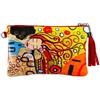 Arte Lisanti Borsa in Pelle Dipinta a Mano - IL BACIO APPASSIONATO DI SOPHIE VOGEL - a Mano, Tracolla,Pochette, Pochette Donna, Idea Regalo, Arte Lisanti, Artigianato Italiano, Made In Italy, Vera Pelle
