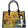 Arte Lisanti Borsa in Pelle Dipinta a Mano - GIUDITTA DI GUSTAV KLIMT - a Mano, a Tracolla, Borsa Donna, Idea Regalo, Arte Lisanti, Artigianato Italiano, Made In Italy, Vera Pelle, Tote Bag