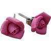 Handmade Generico Orecchini Bottoncino Rose in Argilla Polimerica Fatti a Mano 1 cm Nickel Free