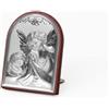 Albalù Bomboniera Sacra Angelo Icona in Argento Laminato 3x4 cm da Appoggio - Bomboniere Comunione Cresima Battesimo Made in Italy