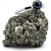 Generic Anello Donna Argento 925 Ematite - Potere Femminile, Equilibrio Emotivo e Protezione Energetica - Gioiello da Donna Argento Ematite Naturale - Anello Donna Raffinato - Anello con Pietra Grigia