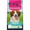 EUKANUBA Crocchette cani adulti taglia piccola/media agnello e riso, 12 kg | Cibo secco premium | Alimento con proteine di alta qualità | Facilmente digeribile | Con omega 3 e 6