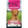EUKANUBA Cibo secco per cani Senior con agnello e riso per razze di taglia grande - Alimento secco premium per cani anziani, 12 kg