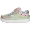 Lelli Kelly Pan di Zucchero Scarpa Fuxia/Verde con Glitter Modello Sneaker Frangetta Mix LKAA8049 (Fuxia/Verde, Sistema Taglie Calzature EU, Adolescente, Numero, Media, 31)