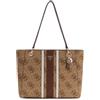 GUESS borsa a tracolla borsa shopper Noelle II Tote Latte Logo/Brown marrone