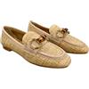 Ovyé Scarpa Donna OVYE' Mocassino in Raffia Gaia Colore Nude Numero 38