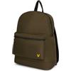 Lyle & Scott Zaino da Uomo con Cerniera Colore Verde Olivia Taglia Unica