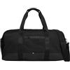 Tommy Hilfiger Uomo Borsa Duffle Bag Nylon Travel Borsone da Viaggio, Nero (Black), Taglia Unica