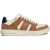 Tommy Jeans Uomo Sneakers Brooklyn in Pelle Scamosciata, Marrone (Light Sepia Brown), 42