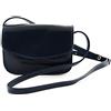 VICTOR LINE SRL Borsa Piccola Donna Tracolla Vera Pelle Italiana 3 Scomparti Colore BLU - Artigiani Toscani Made In Italy