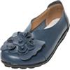 OTMYIGO Mocassini in Pelle da Donna Scarpe Casual Morbidi e Leggeri Mocassini Slip on con Fiori Scarpe da Barca Piatte Scarpe da Guida,A14,39