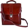 Dream Leather Bags Made in Italy Genuine Borsello Uomo In Pelle Colore Rosso - Pelletteria Toscana Made In Italy - Borsa Uomo