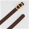 Le Corone Bags Cintura doubleface in pelle dollaro Duo Belt
