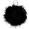 Carlotta Neri Portachiavi pon pon con anello strass