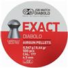 JSB PALLINI 4.5 MM PIOMBINI exact jsb match Diabolo per ARIA COMPRESSA A GAS CO2